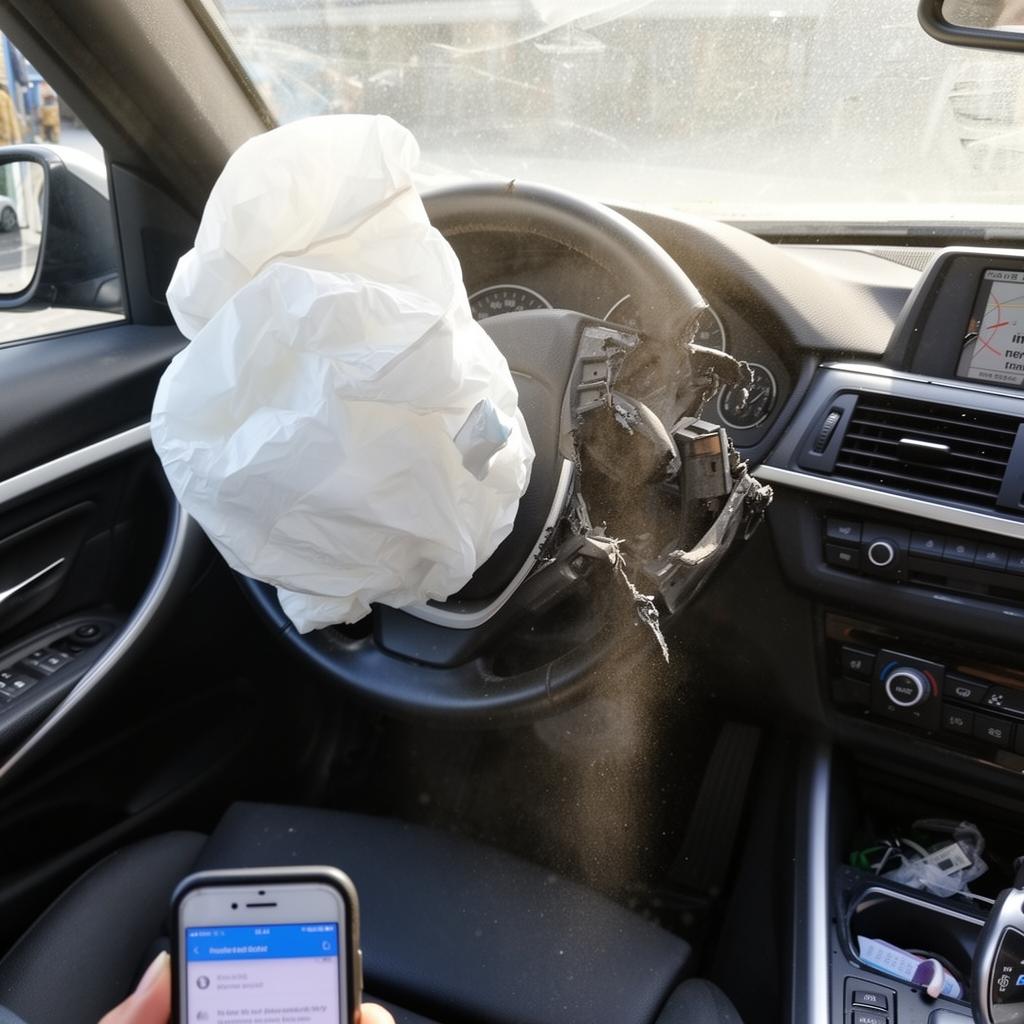 Airbag deployed