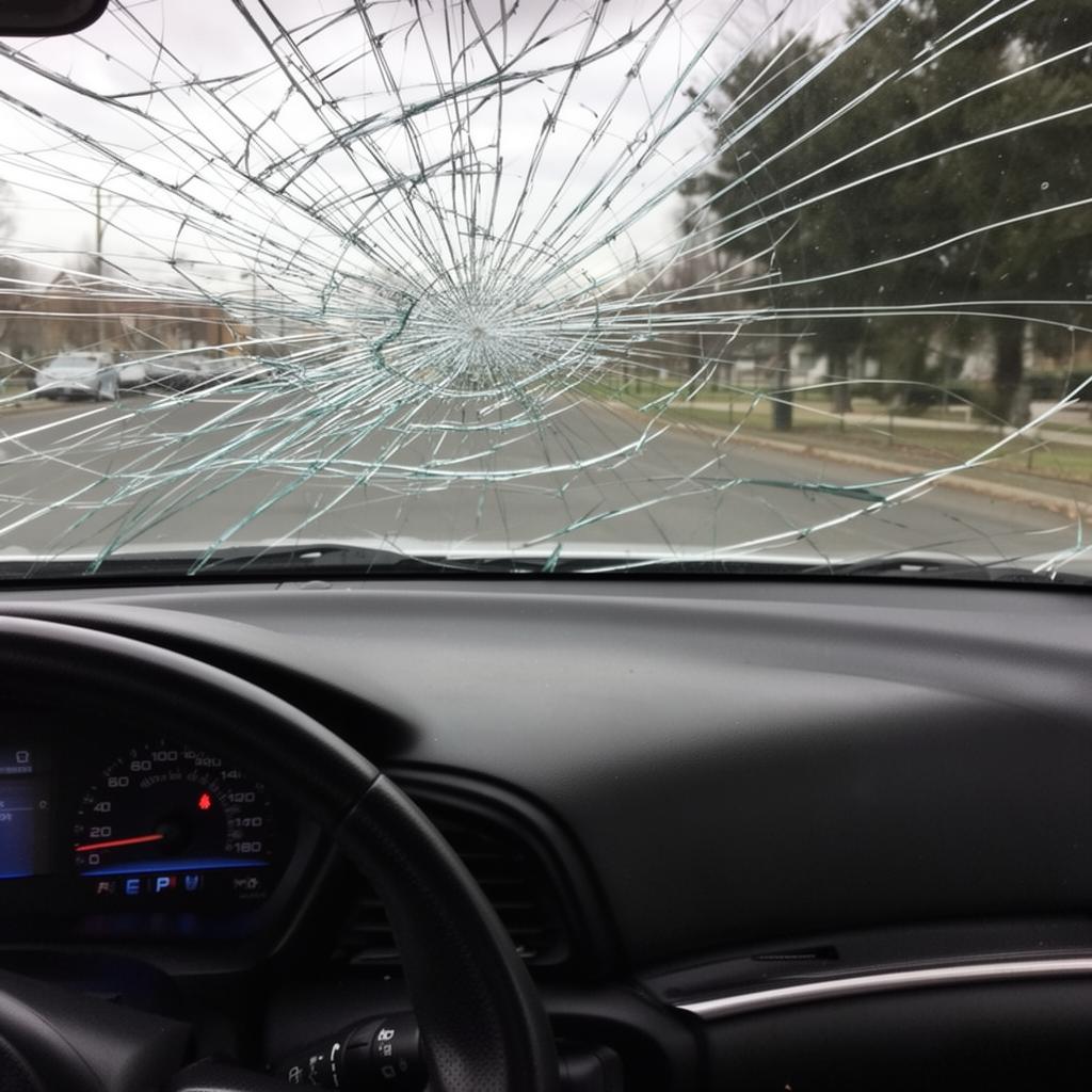 Windshield crack